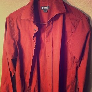 Red chaps size L14/16